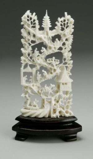 Japanese white ivory sculpture - Inspired by Asian homewares.jpg